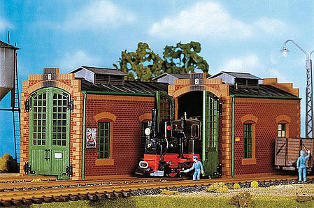 Pola 330911 G Scale Double Loco Shed -- 22-7/8 x 16 x 11-3/16" 70.7 x 40 x 28.5cm