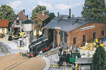 Pola 331752 G Scale Add-On Roundhouse Stall (Fits #578-1750) -- 28-1/2 x 15-3/8 x 13-13/16" 72.5 x 39 x 35cm