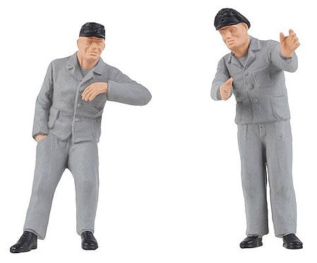 Pola 331888 G Scale Steam Locomotive Engineer & Fireman -- pkg(2)