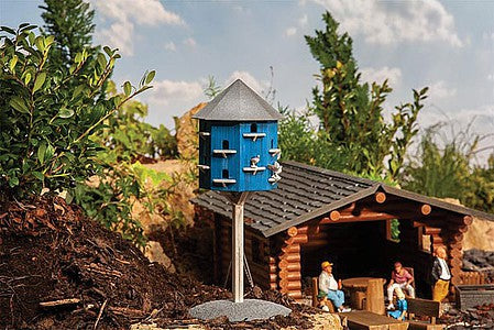 Pola 333161 G Scale Pigeon House -- Kit - 3-7/8 x 3-11/16 x 8-11/16" 10 x 9.5 x 22cm
