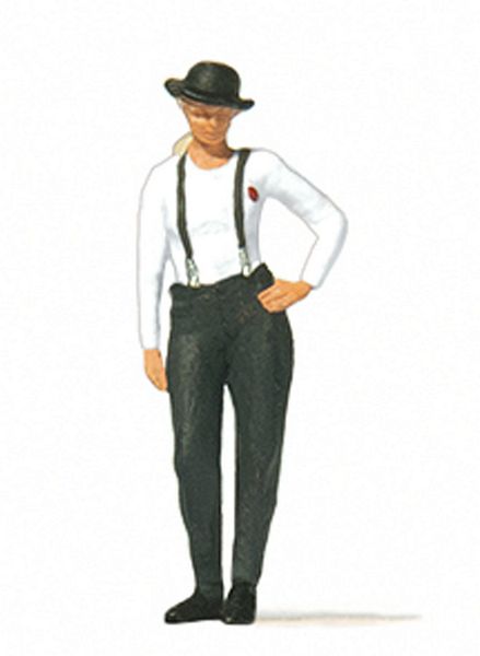Preiser 28230 HO Scale Woman in Bowler Hat Individual Figure