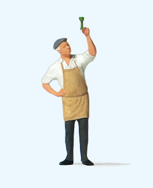 Preiser 28241 HO Scale Wine Grower - Vintner Individual Figure