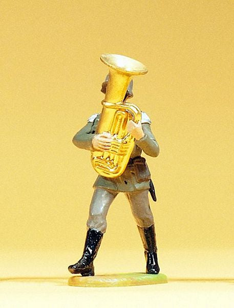Preiser 56092 44221 Scale German Armed Forces Figures 1935-1945: Wehrmacht Honor Guard Marching: 1:25 -- Euphonium Player Marching