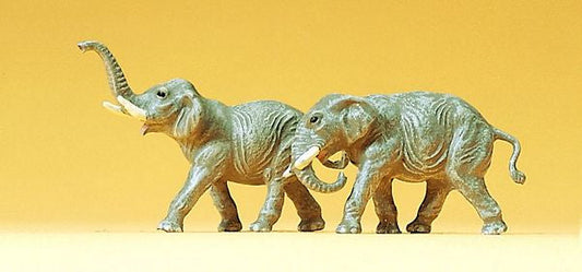 Preiser 79710 N Scale Animals -- Elephants