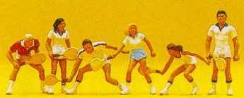 Preiser 10078 HO Tennis Players (6)