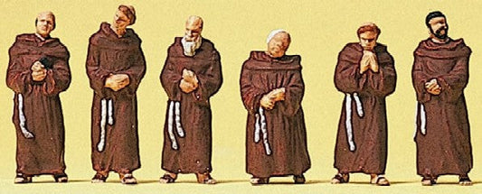 Preiser 10198 HO Monks (6)