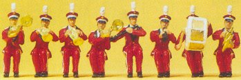 Preiser 20259 HO Circus Band Sitting (8)
