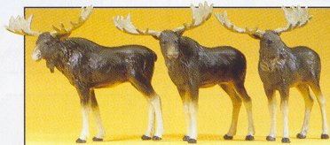 Preiser 20393 HO Moose (3)