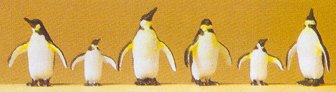 Preiser 20398 HO Penguins (6)