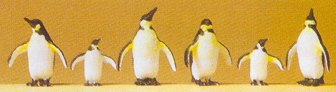 Preiser 20398 HO Penguins (6)