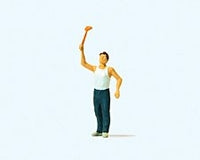 Preiser 28157 HO Man Swatting Fly