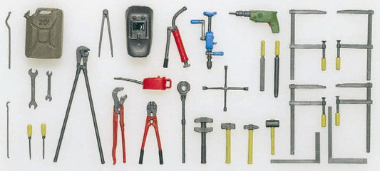 Preiser 57301 1/24-1/25 Garage Tool Accessory Set