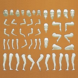 Preiser 63901 1/32 Unpainted Nude Female Figures (7) (Kit)