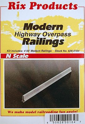 Rix Products 164 N Scale Overpass Parts -- Modern Railings