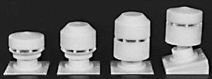 Rix Products 610 HO Scale Roof Vents -- For Industrial Buildings pkg(8)