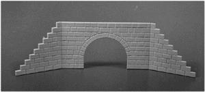 Rix Products 652 HO Scale Culvert -- Large Cut Stone with Wings