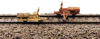 Railway Express Miniatures 2014 N Scale Track Inspection Car -- Velocipede pkg(2)