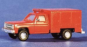 Trident Miniatures 90170 HO Scale Chevrolet Equipment Truck - Emergency - Police Vehicles -- Fire Department of New York (FDNY) - Recuperation and Care (RAC) Unit