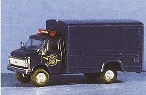 Trident Miniatures 90178 HO Scale Chevrolet 1-Ton Delivery Van - Emergency - Police Vehicles -- Michigan State Police (blue)