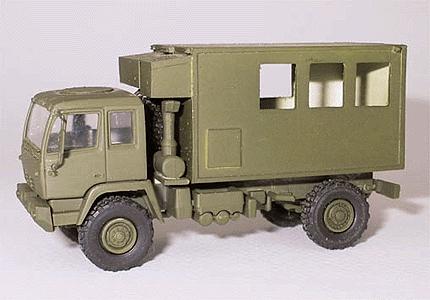 Trident Miniatures 90224 HO Scale Miltary - US/NATO - Light/Medium Tactical Vehicles -- M1079 Mobile Shop Van
