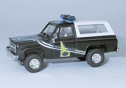Trident Miniatures 90229 HO Scale Chevrolet Blazer - Emergency - Police Vehicles -- Idaho State Police