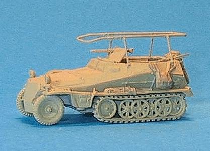 Trident Miniatures 90249 HO Scale Military - Former German Army WWII - SdKfz 250 Series Half-Tracks -- 250/3 Armored Personnel Carrier Radio Command Unit (Early Model)