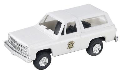Trident Miniatures 90273 HO Scale Chevrolet Blazer - Emergency - Police Vehicles -- United States Sheriff
