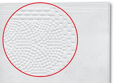 N Scale Architect 50061 HO Scale Styrene Brick Sheet - Model Builder's Supply Line -- Fan Pattern