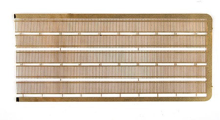 The N Scale Architect 61082 Z Scale Spear Point Fence -- Etched-Brass Kit, 350 Scale Feet Total