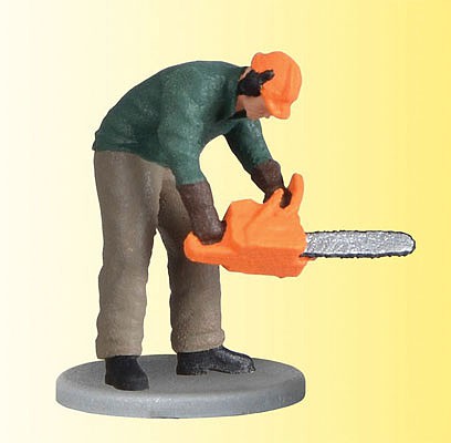 Viessmann 1548 HO Scale Animated Lumberjack w/Moving Chainsaw