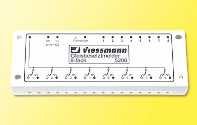 Viessmann 5206 All Scale Track Occupancy Detector -- Use for Up To 8 Blocks
