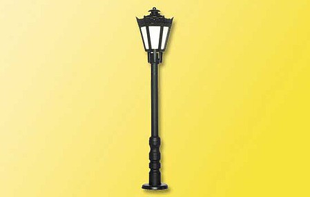 Viessmann 6070 HO Scale Park Lamp -- Black, Warm-White LED, 2-3/1 5.6cm Tall"