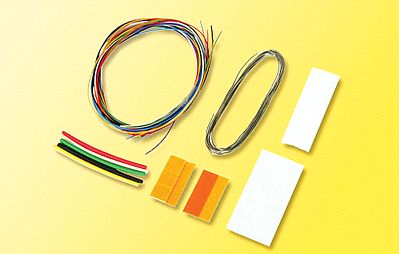 Viessmann 6819 All Scale Locomotive Decoder Installation Set -- All-Scale - Includes Wire, Shrink Tubing, Thin Solder & Mounting Tape