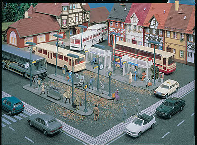 Vollmer 45148 HO Scale Bus Station/Platforms
