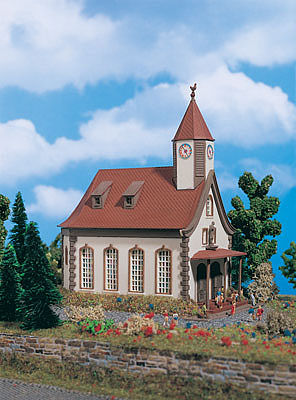 Vollmer 49560 Z Scale Village Church -- 4-9/16 x 3" 11.6 x 7.7cm