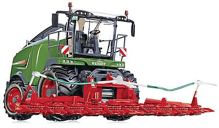 Wiking 77813 11689 Scale Fendt Katana 85 Forage Harvester - Assembled -- Green, Red