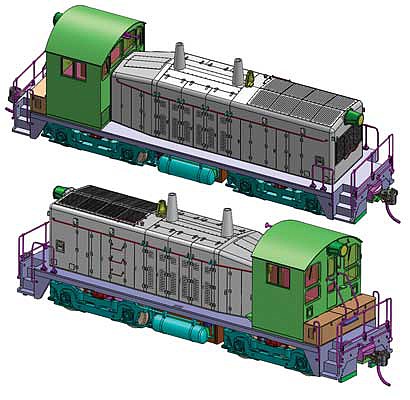 Walthers Mainline 910-20610 HO Scale EMD NW2 Phase V - ESU Sound & DCC ...