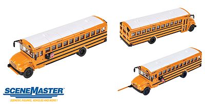 Walthers Scenemaster 11701 HO Scale International(R) CE School Bus - Assembled -- Yellow, White