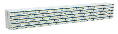 Walthers Scenemaster 949-3154 HO Scale Wrapped Lumber Load for WalthersMainline 72' Centerbeam Flatcar -- Georgia Pacific