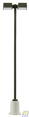 Walthers Scenemaster 4320 HO Scale Double-Square Modern Parking Lot Light -- 3-3/4 x 13/16" 9.5 x 2cm