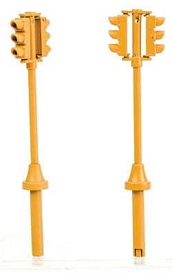 Walthers Scenemaster 4368 HO Scale 1960s-Style Traffic Light 2-Pack - Non-Operating -- Double-Sided
