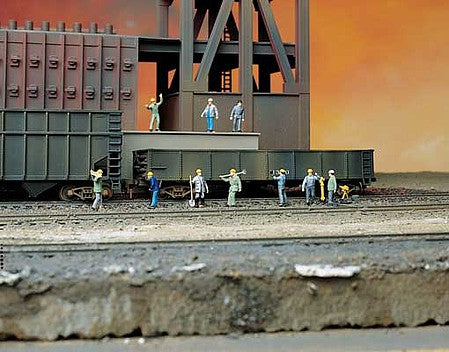 Walthers Scenemaster 6087 HO Scale Steel Mill Day Crew -- pkg(6)