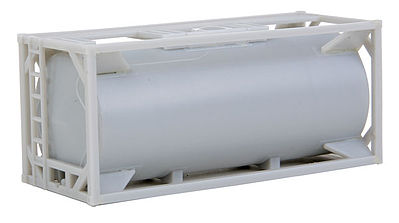 Walthers Scenemaster 8100 HO Scale 20' Tank Container - Kit -- Undecorated