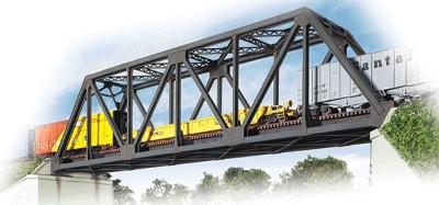 Walthers Cornerstone 3185 HO Scale Single-Track Railroad Truss Bridge -- Kit - 20 x 3-1/4 x 5" 50 x 8.1 x 12.5cm