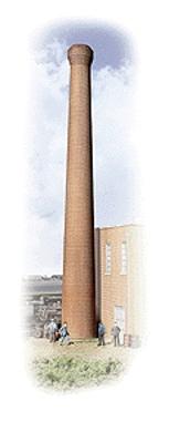 Walthers Cornerstone 3289 N Scale One-Piece Smokestack pkg(2) -- 13/16" 2cm Diameter at Base; 6-1/4" 15.8cm Tall