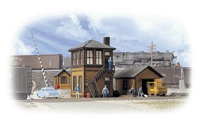 Walthers Cornerstone 3530 HO Scale Trackside Structures Set -- Kit